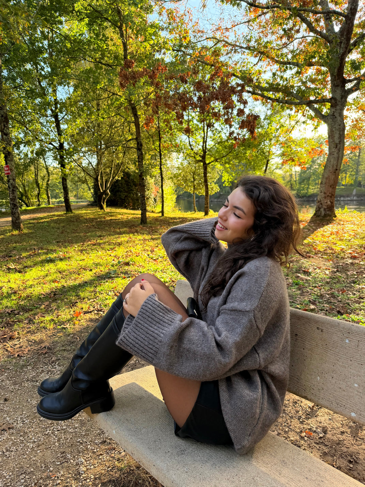 ROBE NINA TAUPE