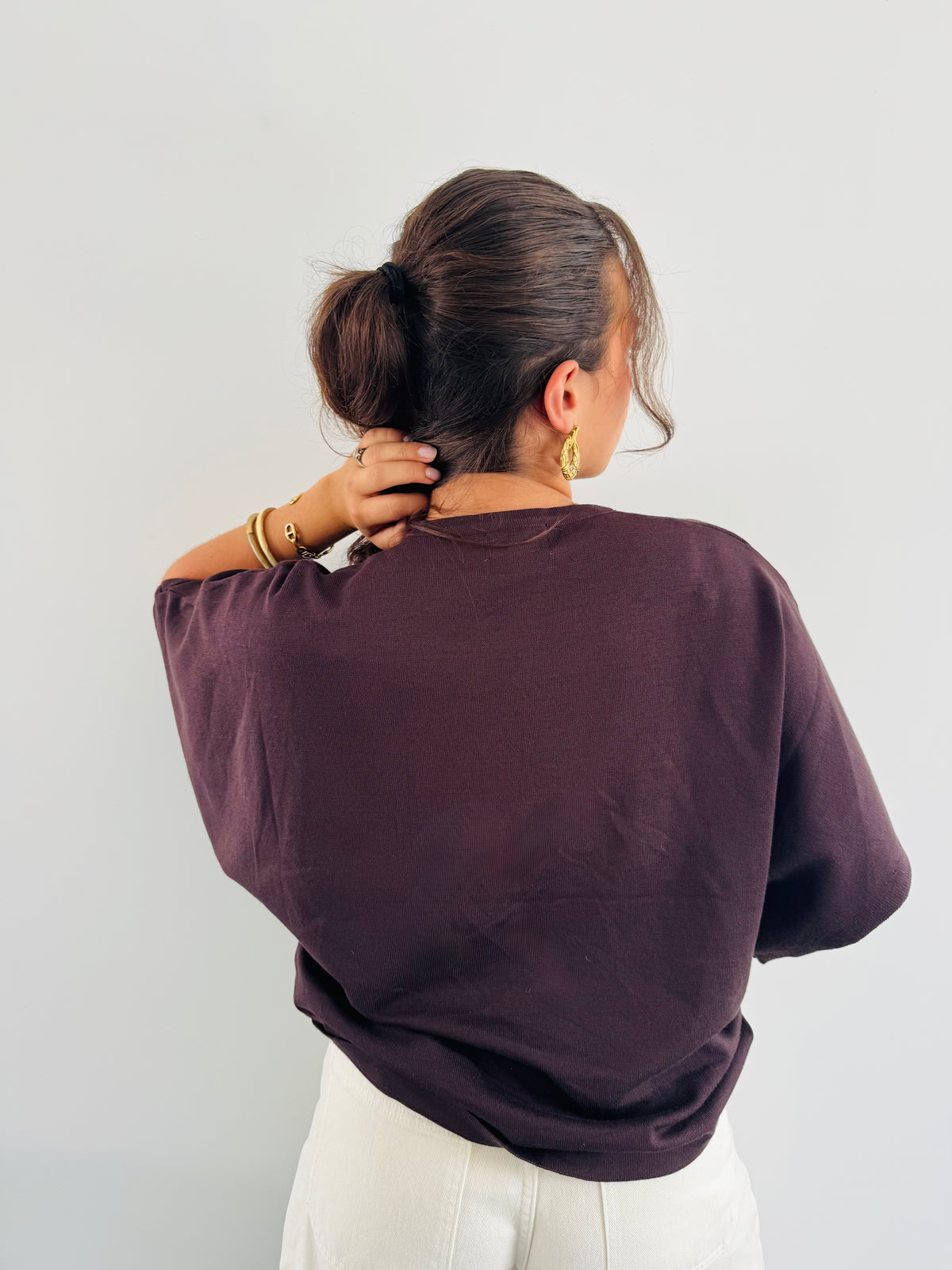 PULL AGHATE MARRON