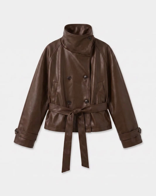 VESTE SOFIA MARRON