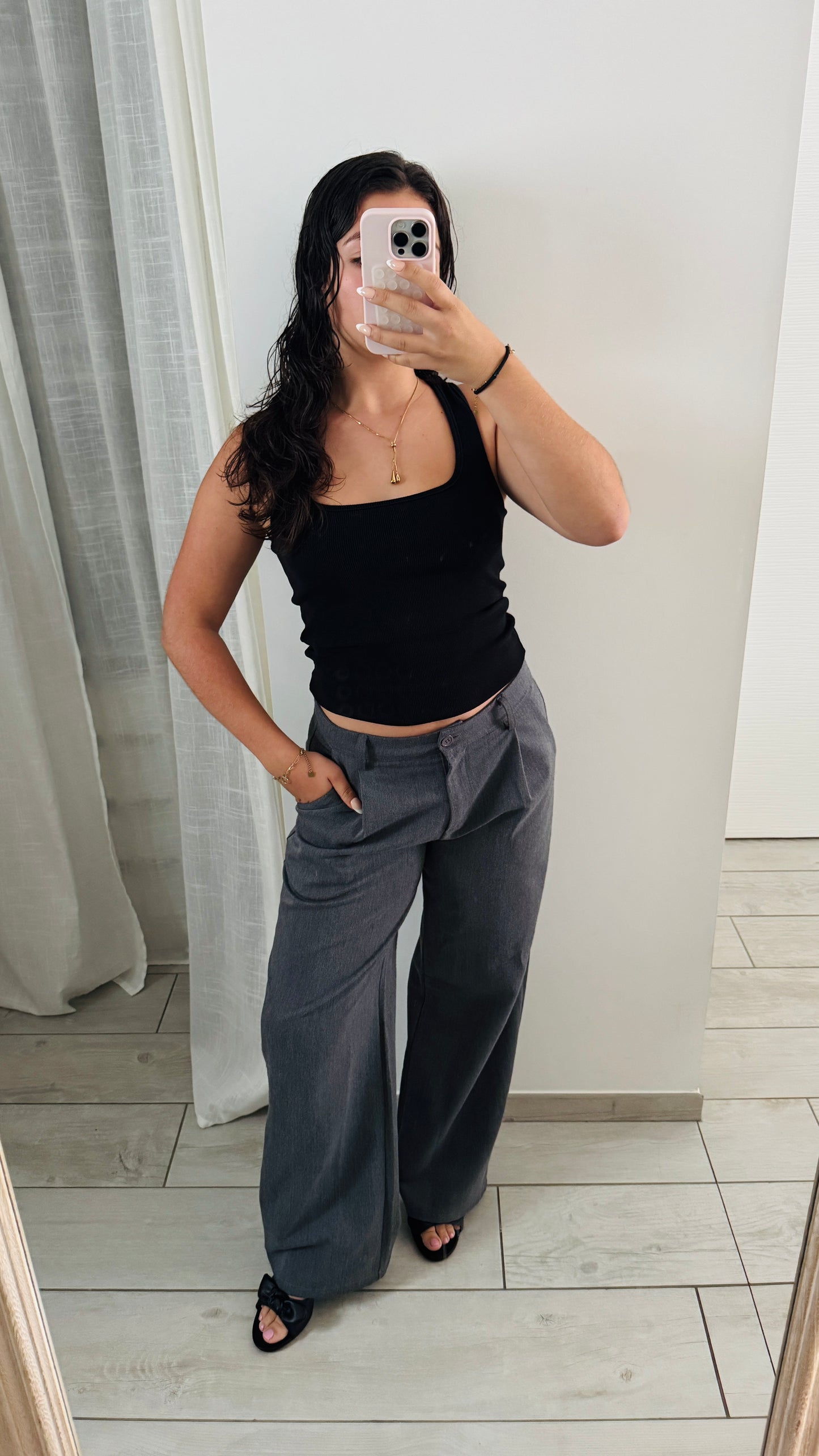 Pantalon ANNA GRIS