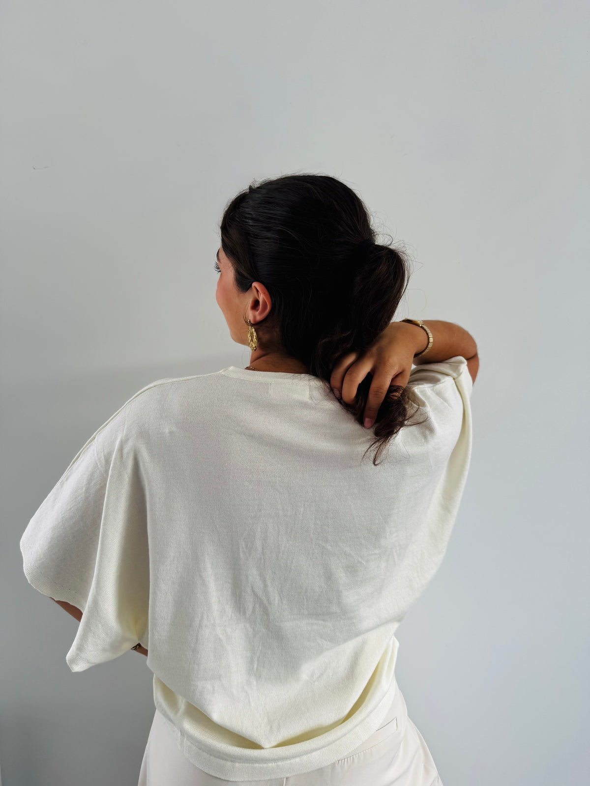 PULL AGHATE ECRU