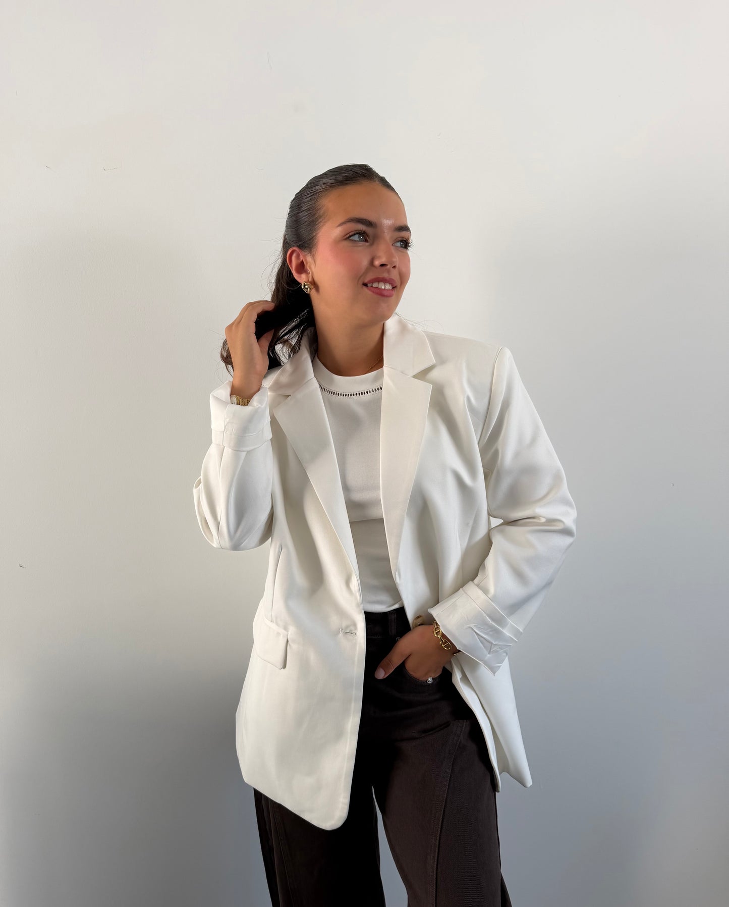 BLAZER CLÉMENCE BLANC