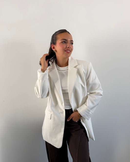 BLAZER CLÉMENCE BLANC
