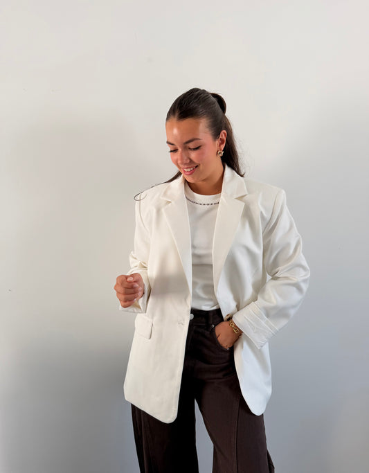 BLAZER CLÉMENCE BLANC