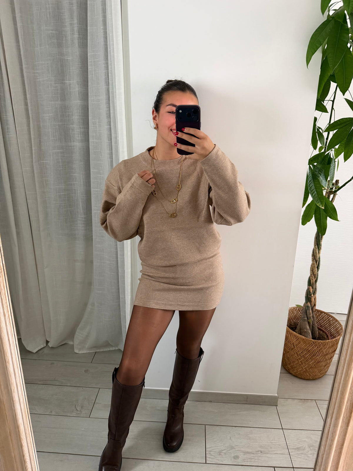 ROBE MINA  IVOIR