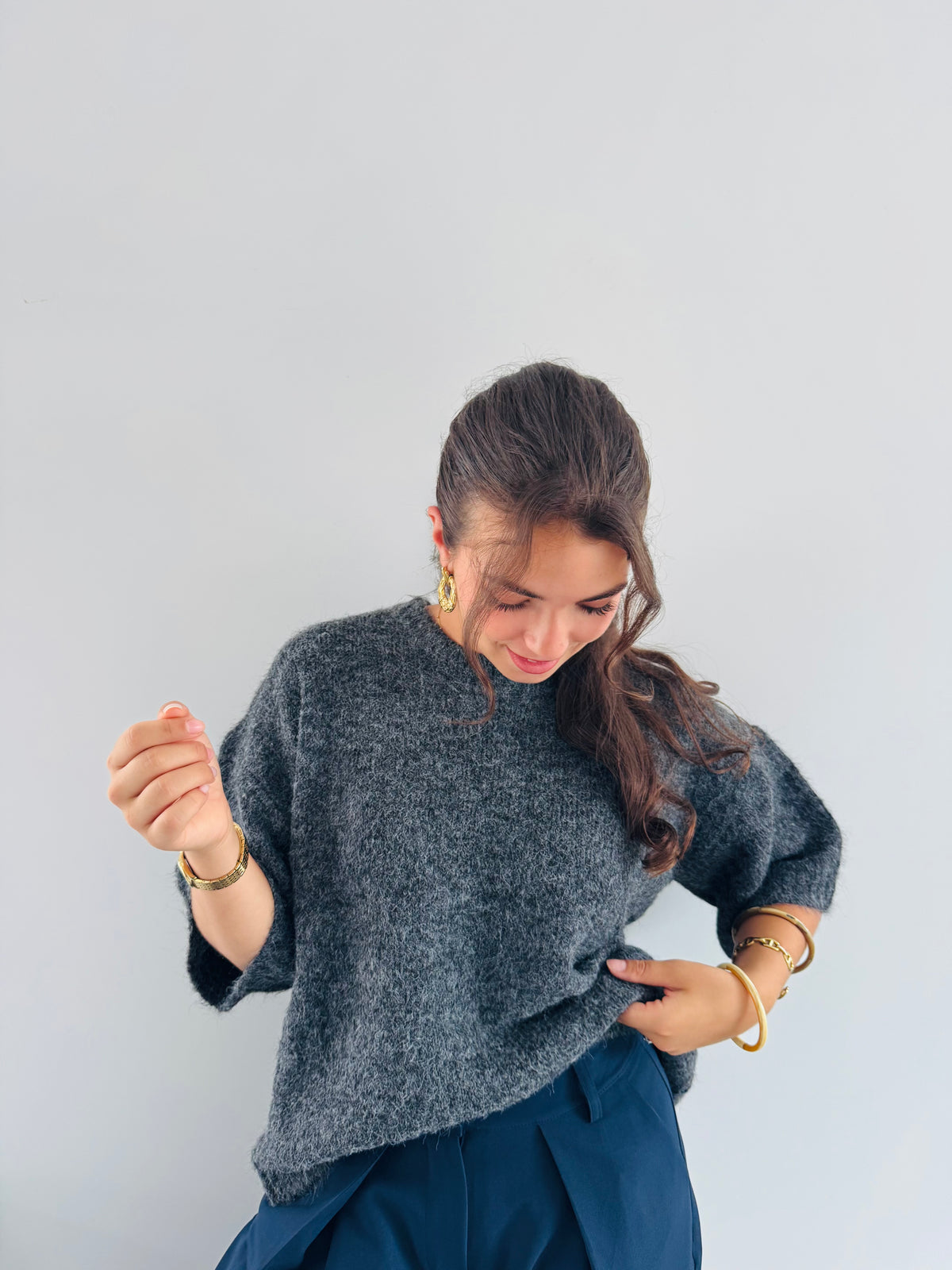 PULL GISELE GRIS