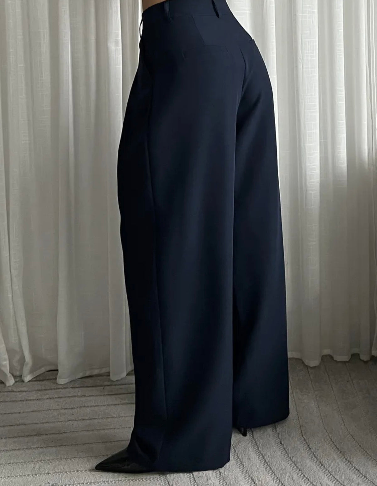 PANTALON THÉA BLEU MARINE