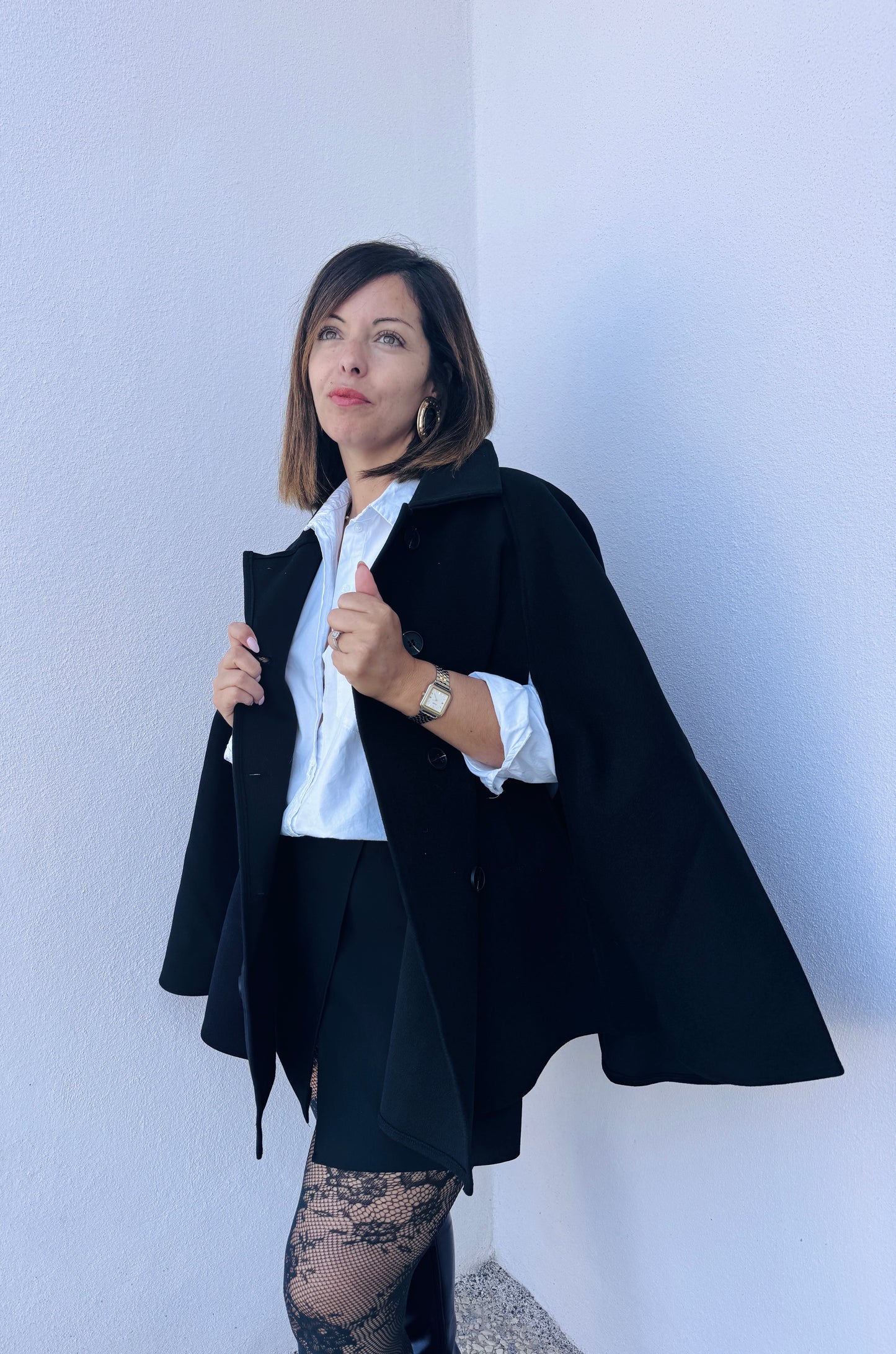 Veste cape ROMANE