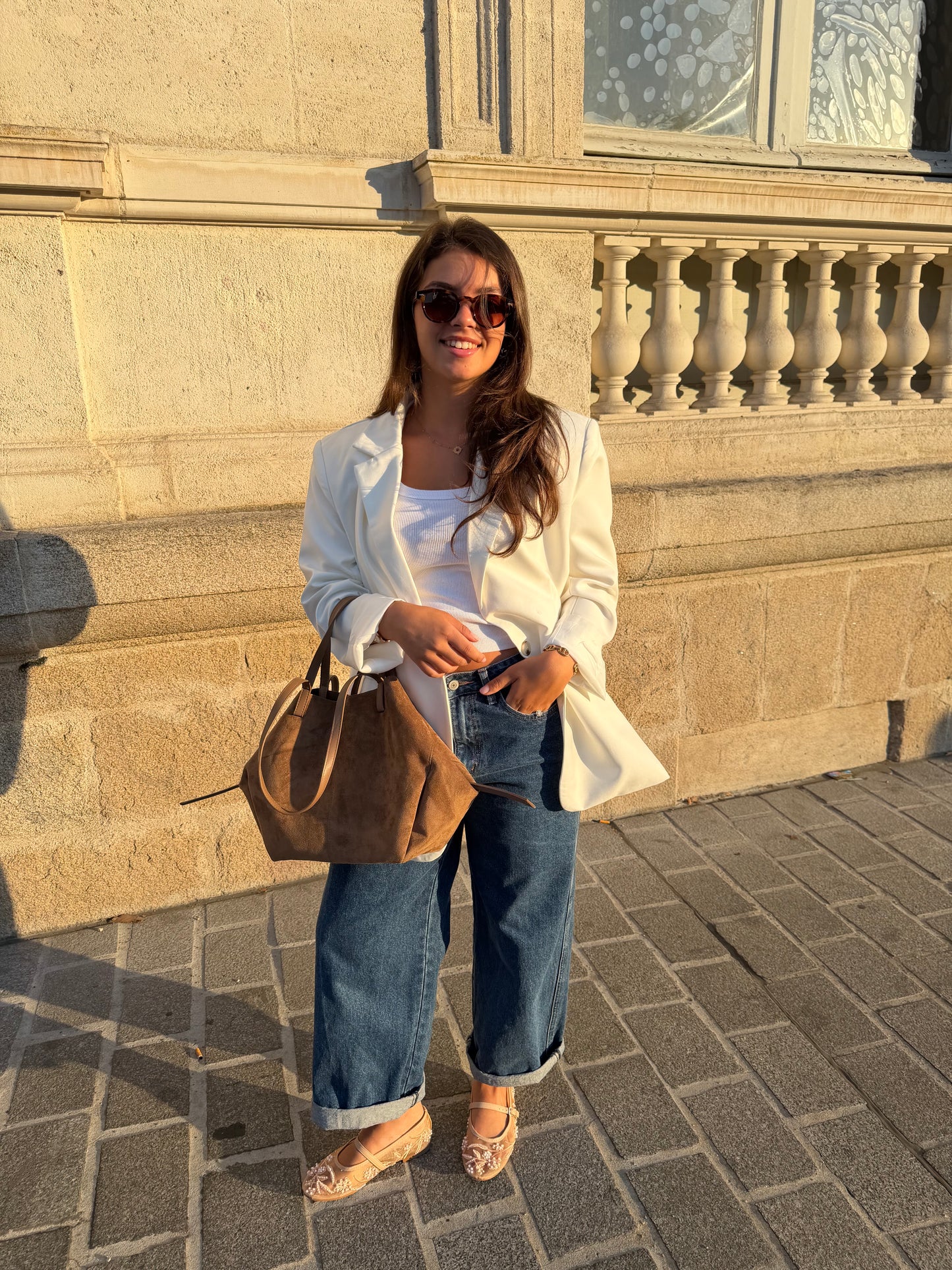 BLAZER CLÉMENCE BLANC