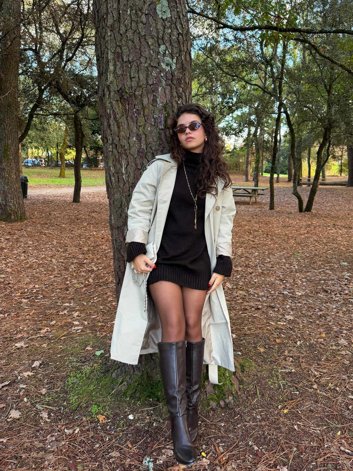 ROBE NINA MARRON